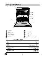 Предварительный просмотр 4 страницы Indesit DV 62 Installation And Use Manual