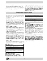 Preview for 8 page of Indesit E11/R Installation And Use Manual