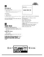 Preview for 2 page of Indesit E2BL 19***F Operating Instructions Manual