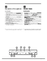 Preview for 3 page of Indesit E2BL 19***F Operating Instructions Manual