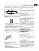 Preview for 7 page of Indesit E2BL 19***F Operating Instructions Manual