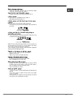 Preview for 13 page of Indesit E2BL 19***F Operating Instructions Manual