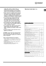 Preview for 5 page of Indesit EcoTime IDVL 85 SD Instruction Manual