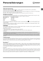 Preview for 21 page of Indesit EWD 61052 Instructions For Use Manual