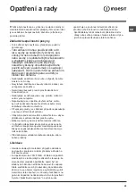 Preview for 29 page of Indesit EWD 61052 Instructions For Use Manual