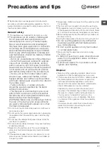 Preview for 17 page of Indesit EWDC 7145 Instructions For Use Manual