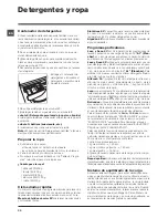 Предварительный просмотр 22 страницы Indesit EWDE 71280 Instructions For Use Manual