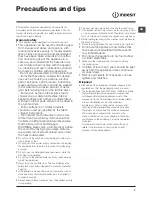 Preview for 7 page of Indesit EWDE 7145 Instructions For Use Manual