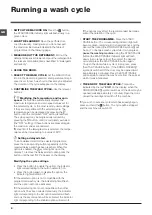 Preview for 8 page of Indesit EWE 71053 Instructions For Use Manual