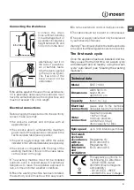 Предварительный просмотр 3 страницы Indesit EWE 71083 Instructions For Use Manual