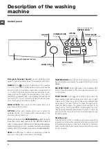 Предварительный просмотр 6 страницы Indesit EWE 71083 Instructions For Use Manual