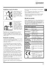 Предварительный просмотр 39 страницы Indesit EWE 71083 Instructions For Use Manual