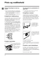 Preview for 52 page of Indesit EWE 81683 Instructions For Use Manual