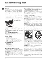 Preview for 58 page of Indesit EWE 81683 Instructions For Use Manual