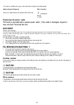 Preview for 18 page of Indesit F095212 Instructions For Use Manual