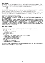 Preview for 21 page of Indesit F095212 Instructions For Use Manual