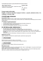 Preview for 66 page of Indesit F095212 Instructions For Use Manual