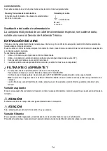 Preview for 80 page of Indesit F095212 Instructions For Use Manual