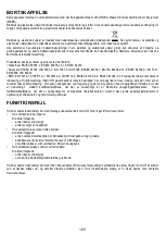 Preview for 109 page of Indesit F095212 Instructions For Use Manual