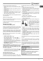 Preview for 19 page of Indesit F100512 Operating Instructions Manual