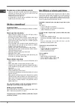 Preview for 22 page of Indesit F100512 Operating Instructions Manual