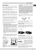 Preview for 23 page of Indesit F100512 Operating Instructions Manual