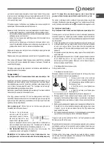 Preview for 37 page of Indesit F100512 Operating Instructions Manual