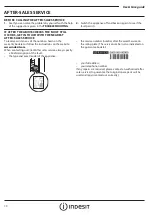 Preview for 10 page of Indesit F104368 User Manual