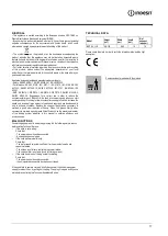 Preview for 17 page of Indesit F155217 Instructions For Use Manual