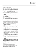 Preview for 29 page of Indesit F155217 Instructions For Use Manual