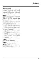 Preview for 79 page of Indesit F155217 Instructions For Use Manual