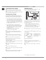 Предварительный просмотр 4 страницы Indesit FDAL28 Instruction Booklet