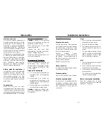 Preview for 6 page of Indesit FG10 Instructions For Installation And Use Manual