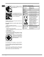 Предварительный просмотр 12 страницы Indesit FGIM K IX S Operating Instructions Manual