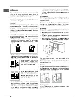 Предварительный просмотр 26 страницы Indesit FGIM K IX S Operating Instructions Manual