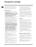 Preview for 10 page of Indesit FGIM K Operating Instructions Manual