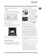 Preview for 15 page of Indesit FGIM K Operating Instructions Manual