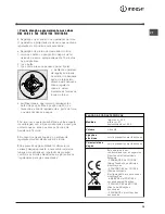 Preview for 39 page of Indesit FGIM K Operating Instructions Manual