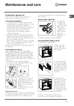 Preview for 21 page of Indesit FI 51 K.A Operating Instructions Manual