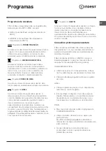 Preview for 47 page of Indesit FI 51 K.A Operating Instructions Manual