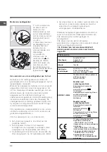 Предварительный просмотр 54 страницы Indesit FI 51 K.A Operating Instructions Manual