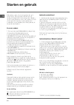 Предварительный просмотр 56 страницы Indesit FI 51 K.A Operating Instructions Manual