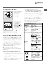 Preview for 3 page of Indesit FI 51 K.B IX Operating Instructions Manual