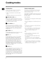 Preview for 8 page of Indesit FI 52 C.B IX IB Operating Instructions Manual