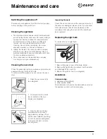 Preview for 11 page of Indesit FI 52 C.B IX IB Operating Instructions Manual