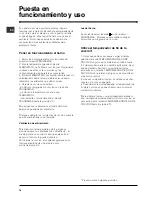 Preview for 16 page of Indesit FI 52 C.B IX IB Operating Instructions Manual