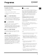 Preview for 19 page of Indesit FI 52 C.B IX IB Operating Instructions Manual