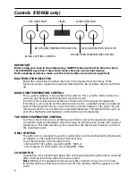 Preview for 10 page of Indesit FID20 Mk2 Instructions For Installation And Use Manual