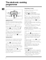 Preview for 8 page of Indesit FIE 36 K.B IX GB/1 Operating Instructions Manual