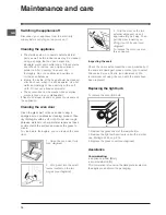 Preview for 10 page of Indesit FIE 36 K.B IX GB/1 Operating Instructions Manual